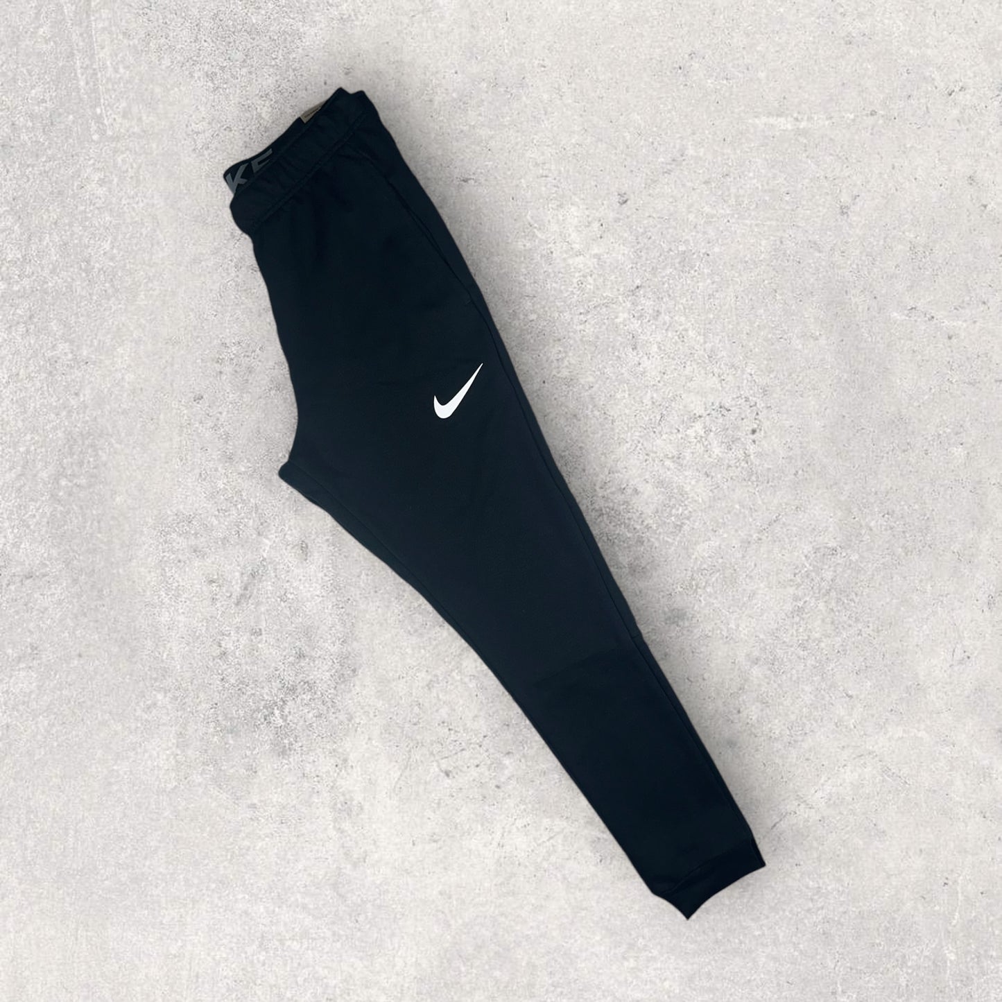 NIKE PRO DRI-FIT FLEECE TRACKSUIT - BLACK