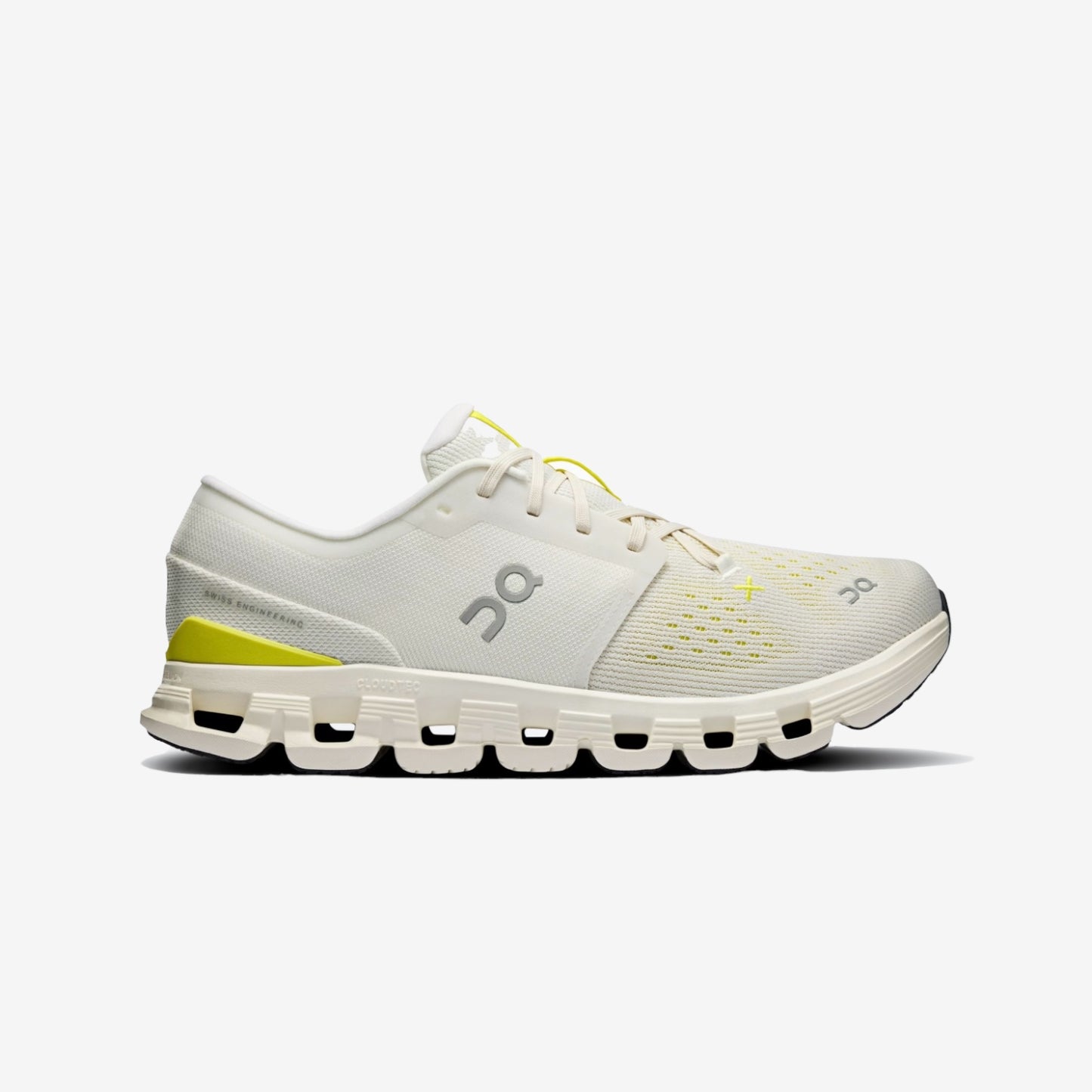 ON RUNNING CLOUD X4 - IVORY/LIME
