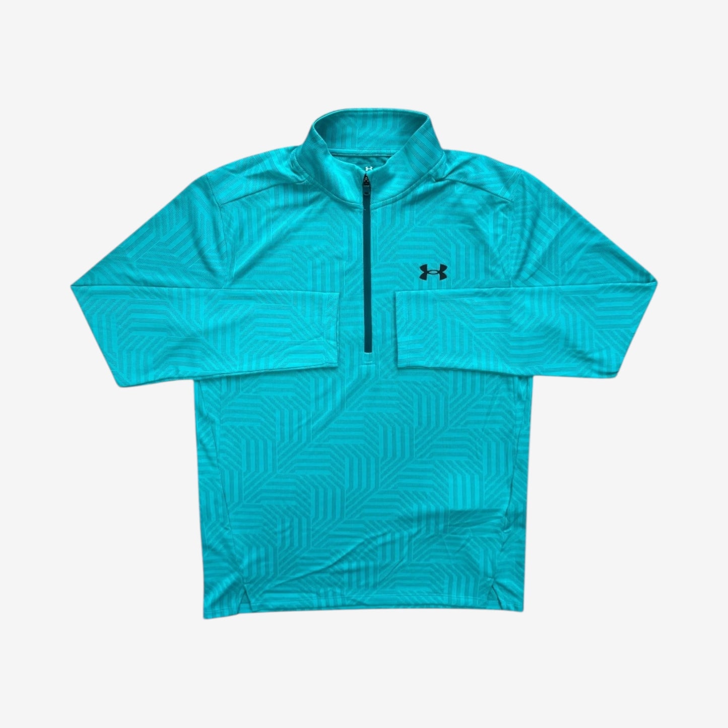 UNDER ARMOUR GEO 1/4 ZIP - TEAL