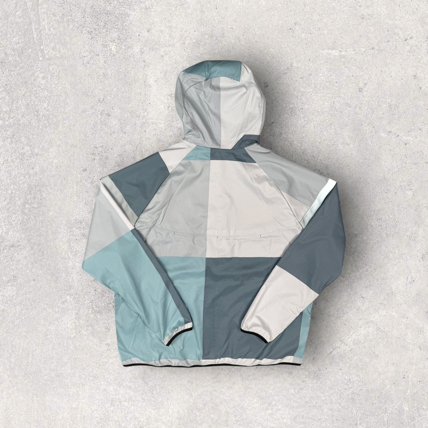 NIKE EXCLUSIVE PATCHWORK JACKET - BLUE