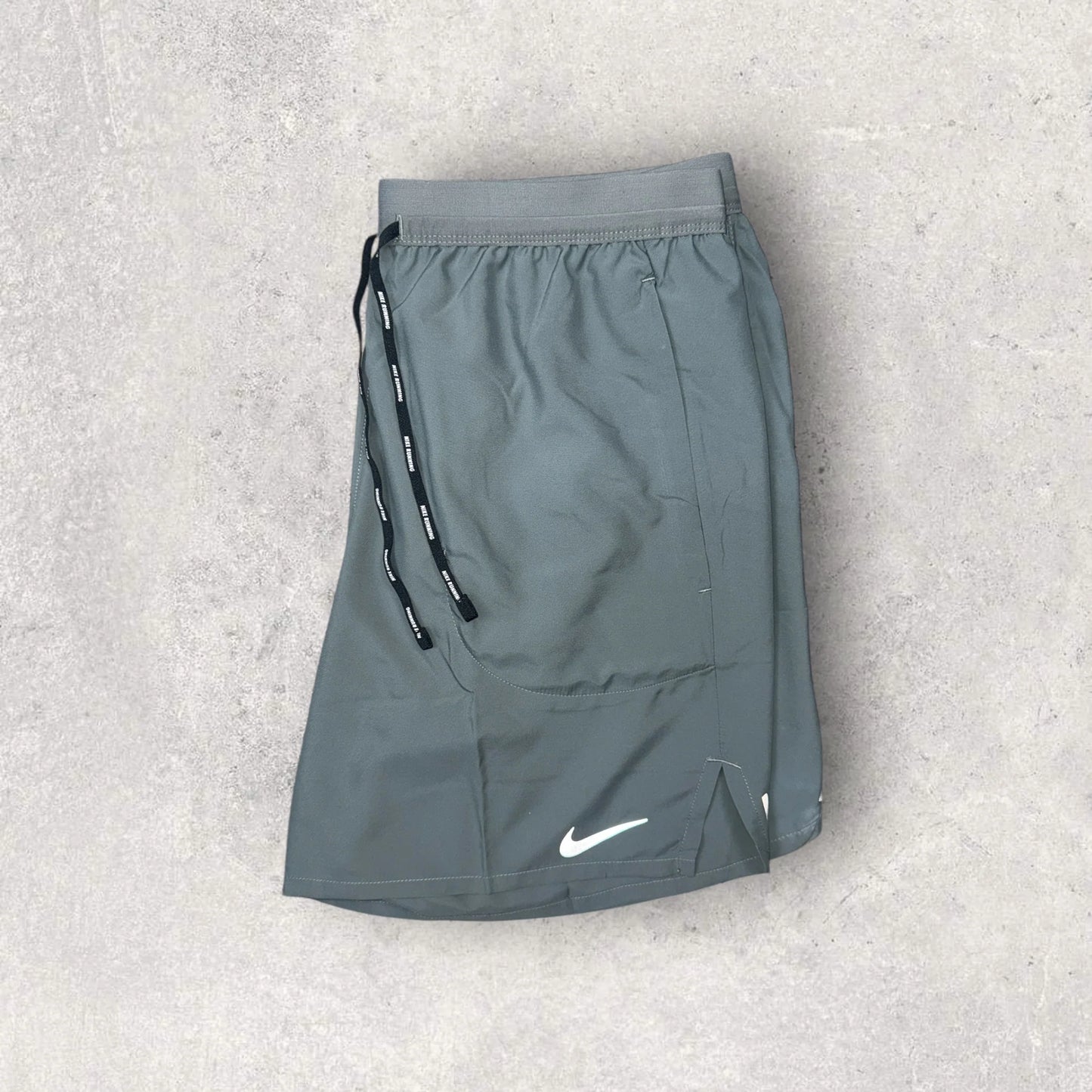 NIKE MILER 1.0 / STRIDE FLEX SHORT SET - ROYAL BLUE/GREY