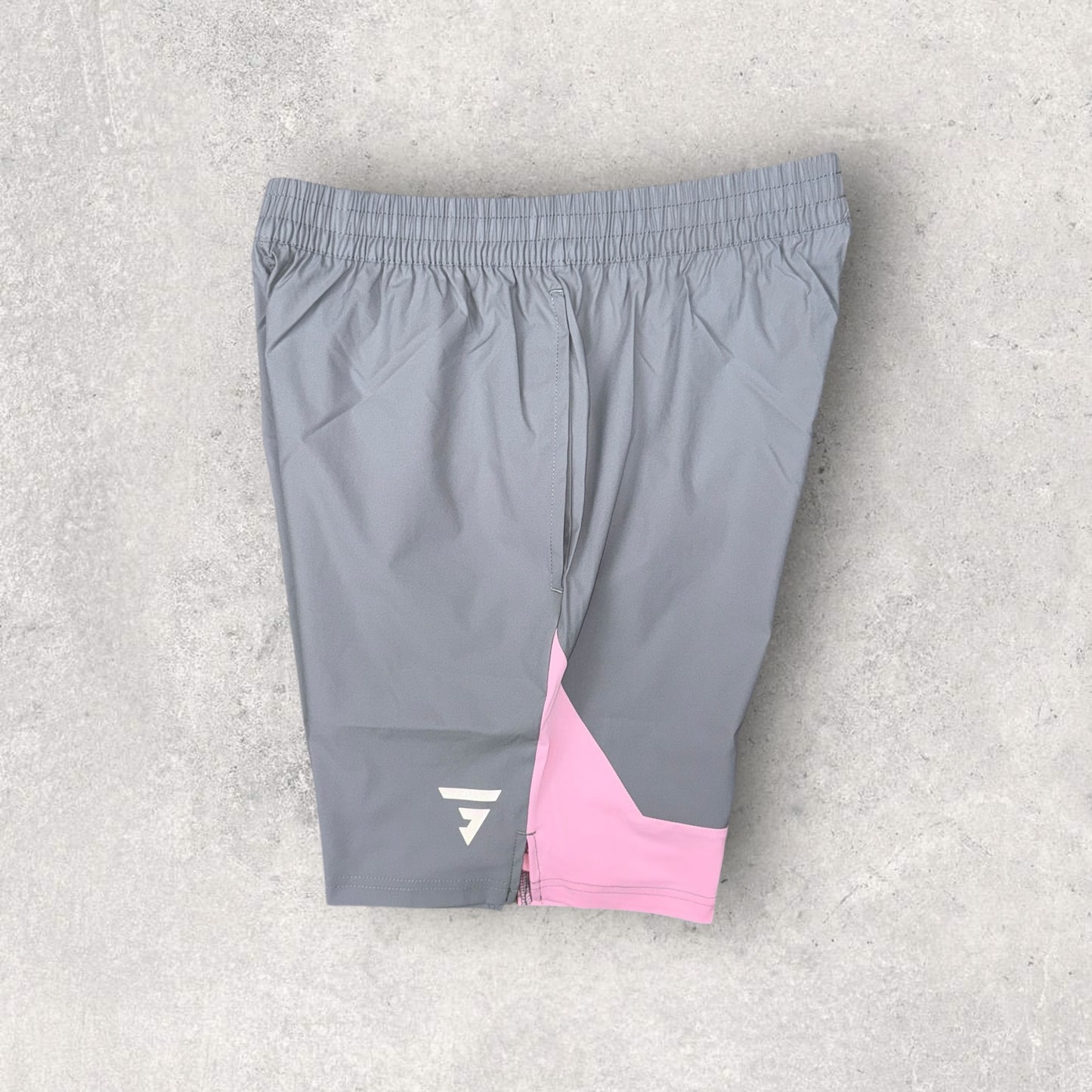 GRIID PULSE T-SHIRT & SHORT SET - PINK/GREY