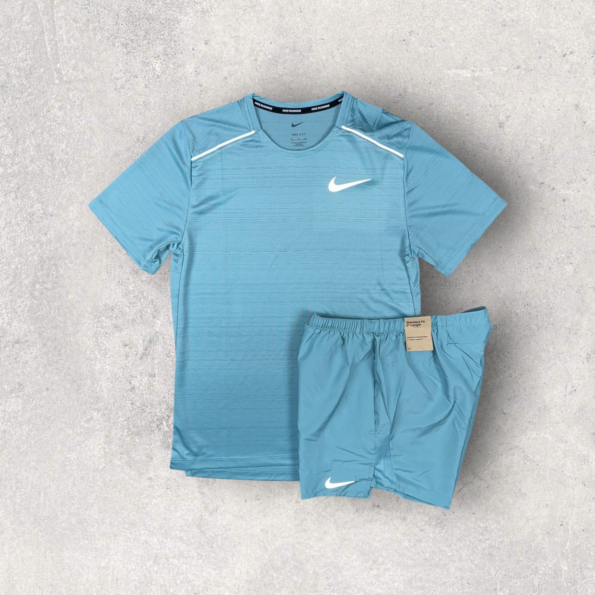 nike miler t shirt ice blue