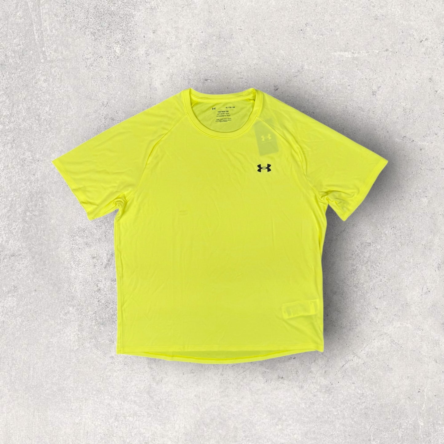 UNDER ARMOUR TECH T-SHIRT - YELLOW