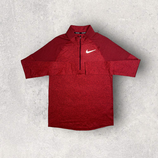 NIKE ELEMENT 1/4 ZIP - DARK BEETROOT