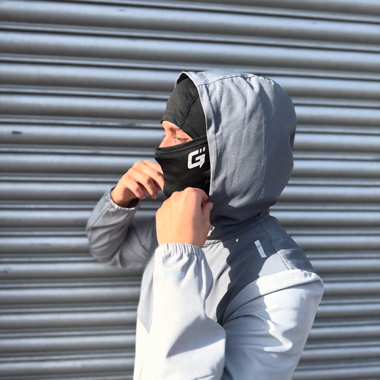 GLYRO REFLECTIVE BALACLAVA - BLACK