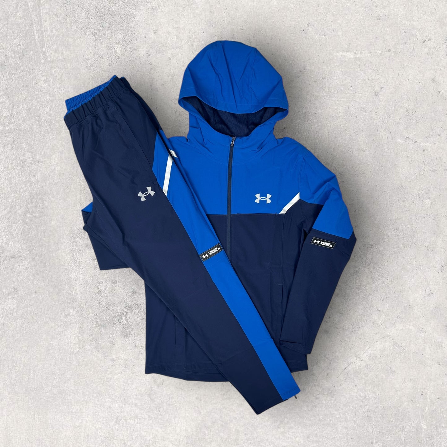 UNDER ARMOUR UTILITY WOVEN TRACKSUIT - BLUE/NAVY