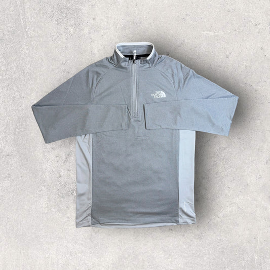 NORTH FACE PERFORMANCE 1/4 ZIP - GREY