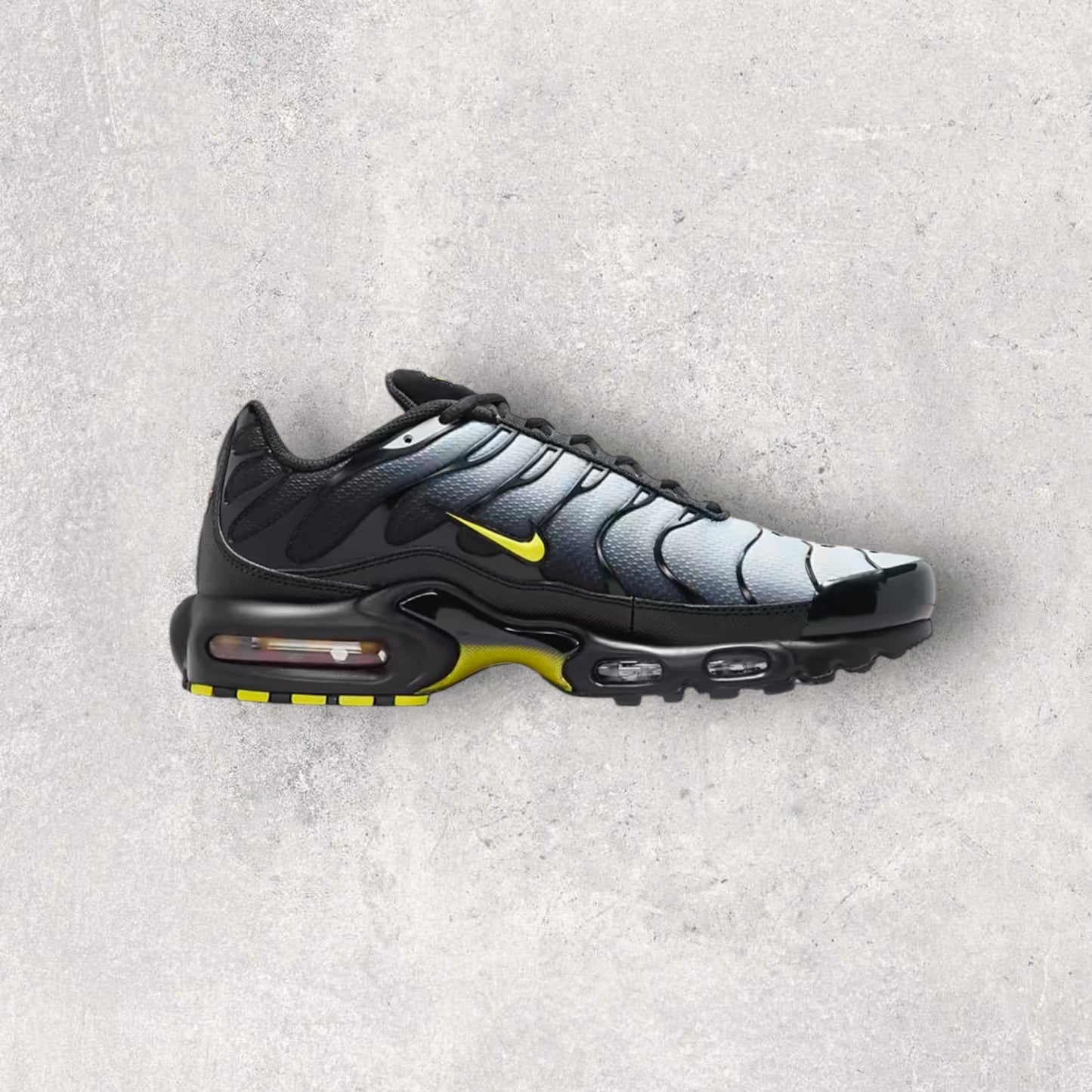 NIKE AIR MAX PLUS TN - BLACK/GREY/YELLOW