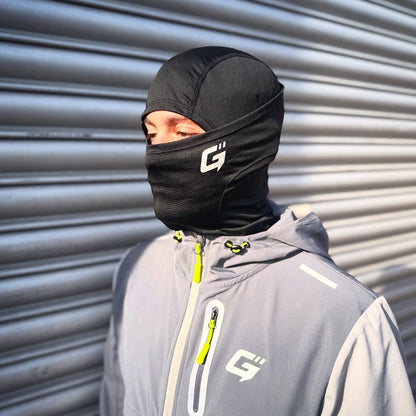 GLYRO REFLECTIVE BALACLAVA - BLACK