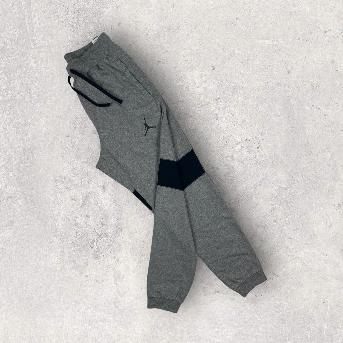 NIKE AIR JORDAN FLEECE TRACKSUIT - GREY/BLACK