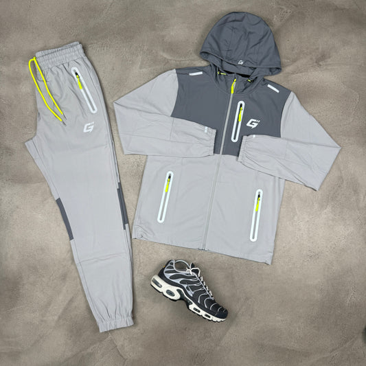 GLYRO REFLECT 1.0 TRACKSUIT - CLOUD GREY/SLATE/VOLT