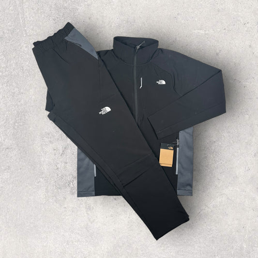 NORTH FACE HYBRID TRACKSUIT - BLACK/GREY