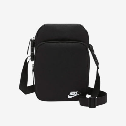 NIKE HERITAGE CROSSBODY BAG - BLACK/WHITE
