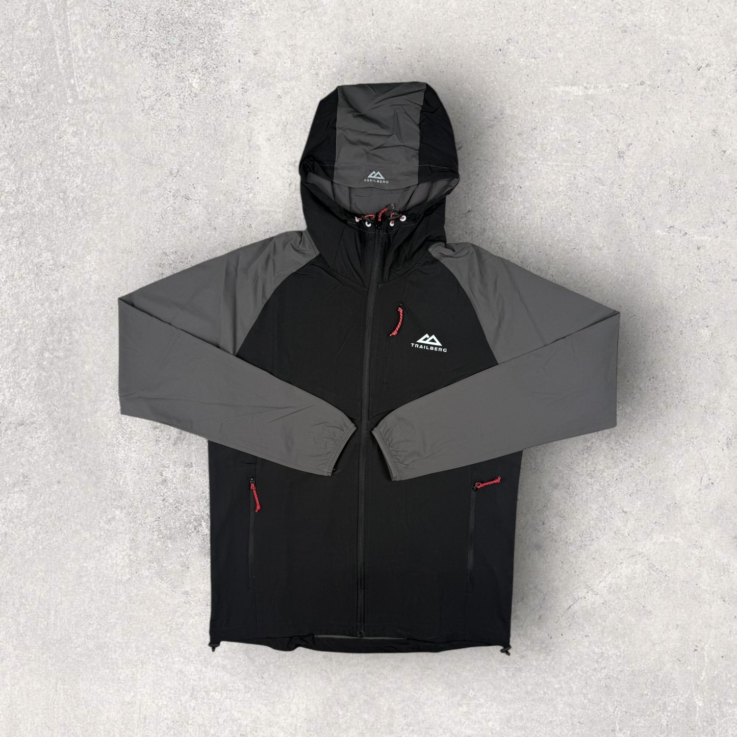 TRAILBERG RAPIDKEYLINE TRACKSUIT - BLACK/GREY/RED