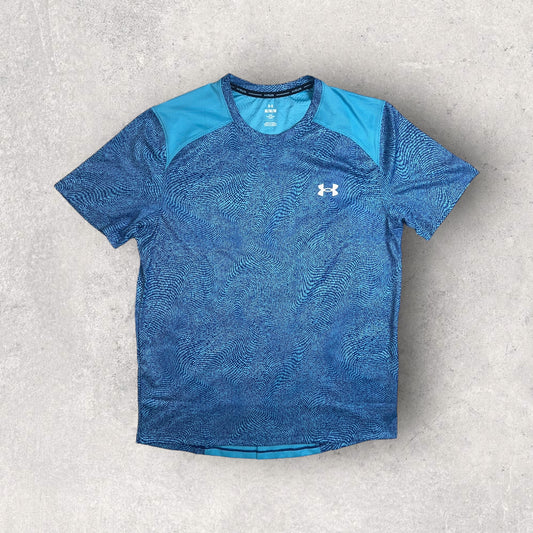 UNDER ARMOUR PRINTED T-SHIRT - BLUE