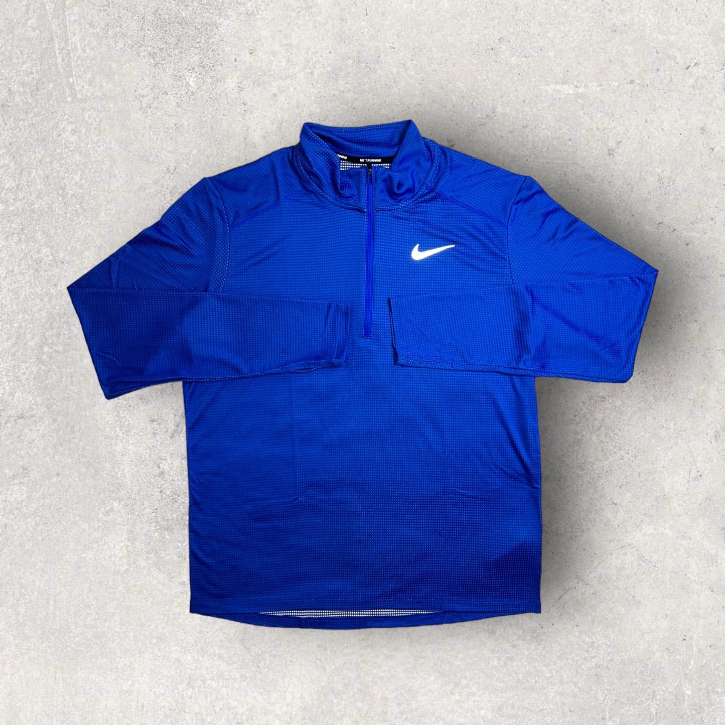 NIKE PACER 1/4 ZIP/PHENOM PANT SET - ROYAL BLUE/BLACK