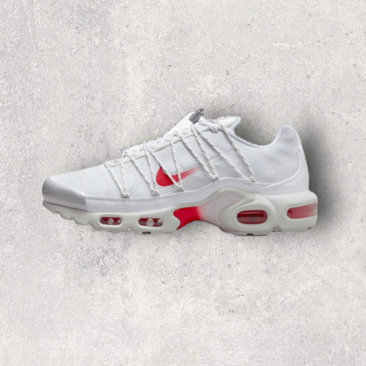 NIKE AIR MAX PLUS LACE - UNIVERSITY RED/WHITE