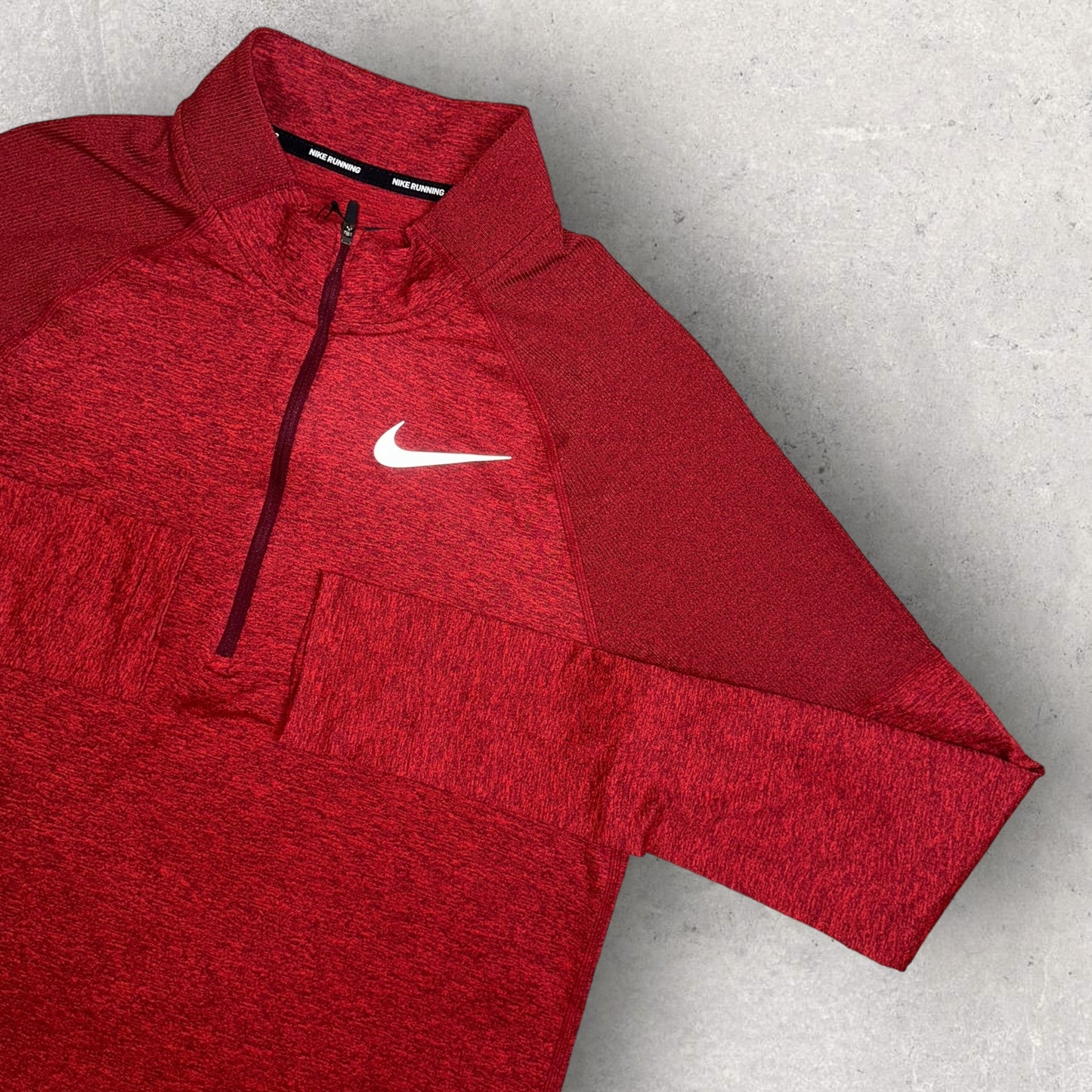 NIKE ELEMENT 1/4 ZIP - DARK BEETROOT