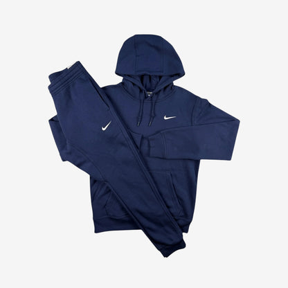 NIKE SWOOSH FLEECE TRACKSUIT - NAVY