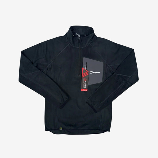 BERGHAUS FLEECE 1/4 ZIP - BLACK/GREY