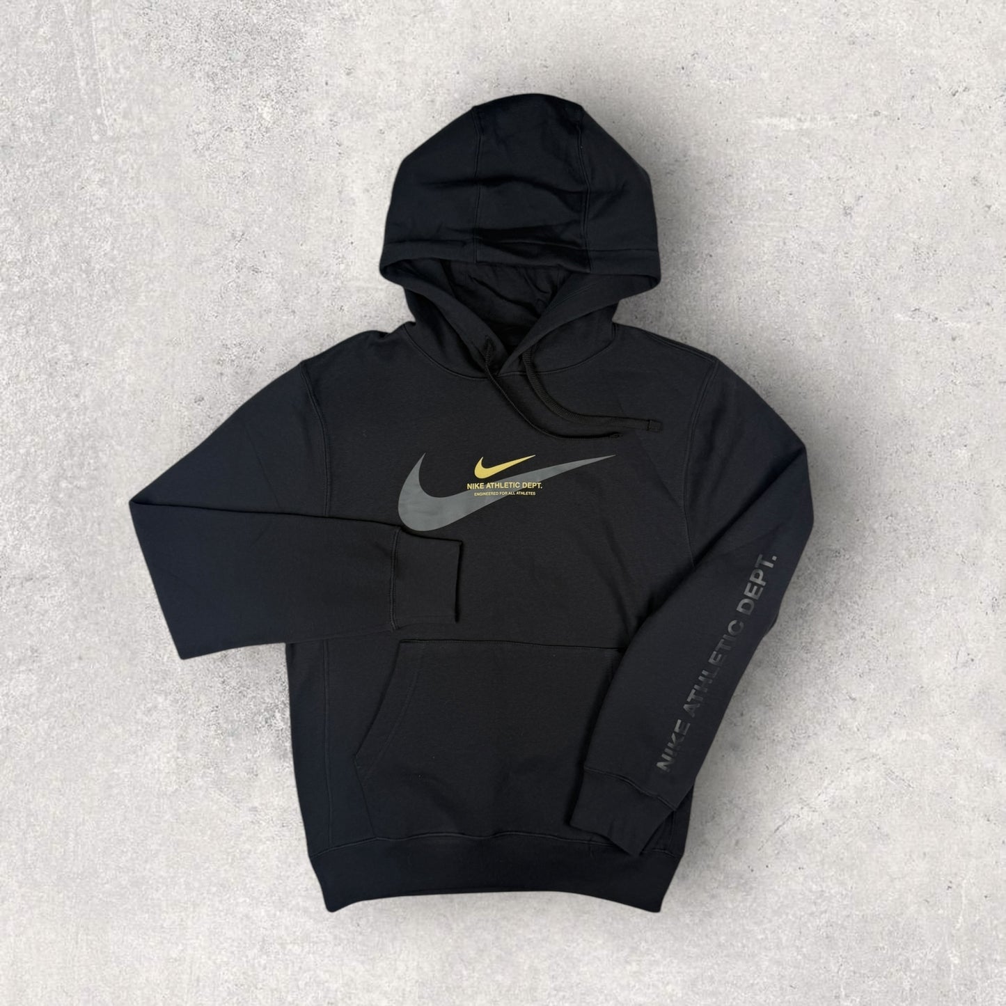 NIKE ATHLETIC DEPT FLEECE TRACKSUIT - BLACK/GOLD