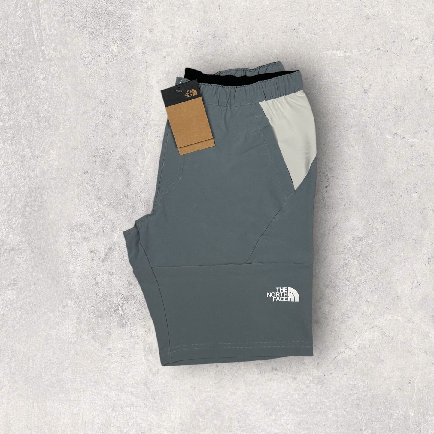 NORTH FACE TRADEWINDS SHORT SET - GREY/WHITE/VOLT