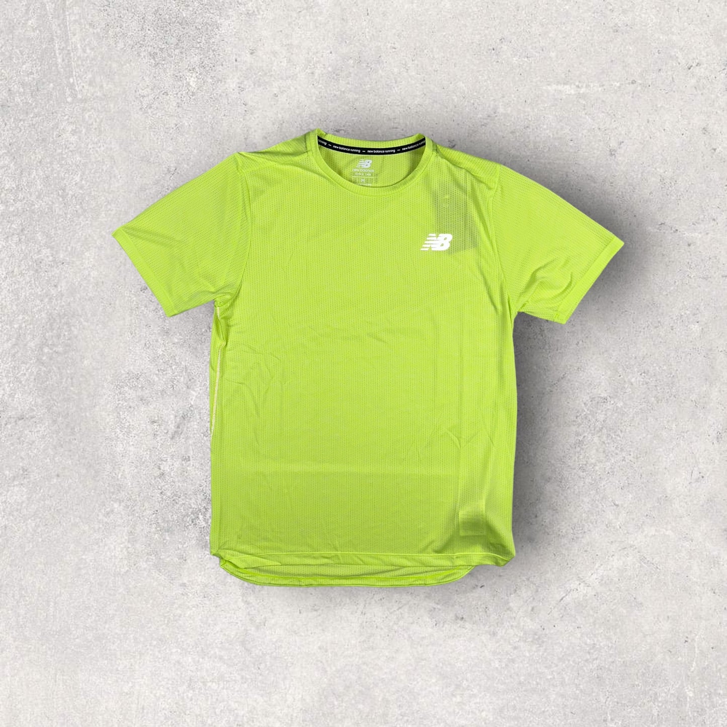 NEW BALANCE IMPACT T-SHIRT - NEON