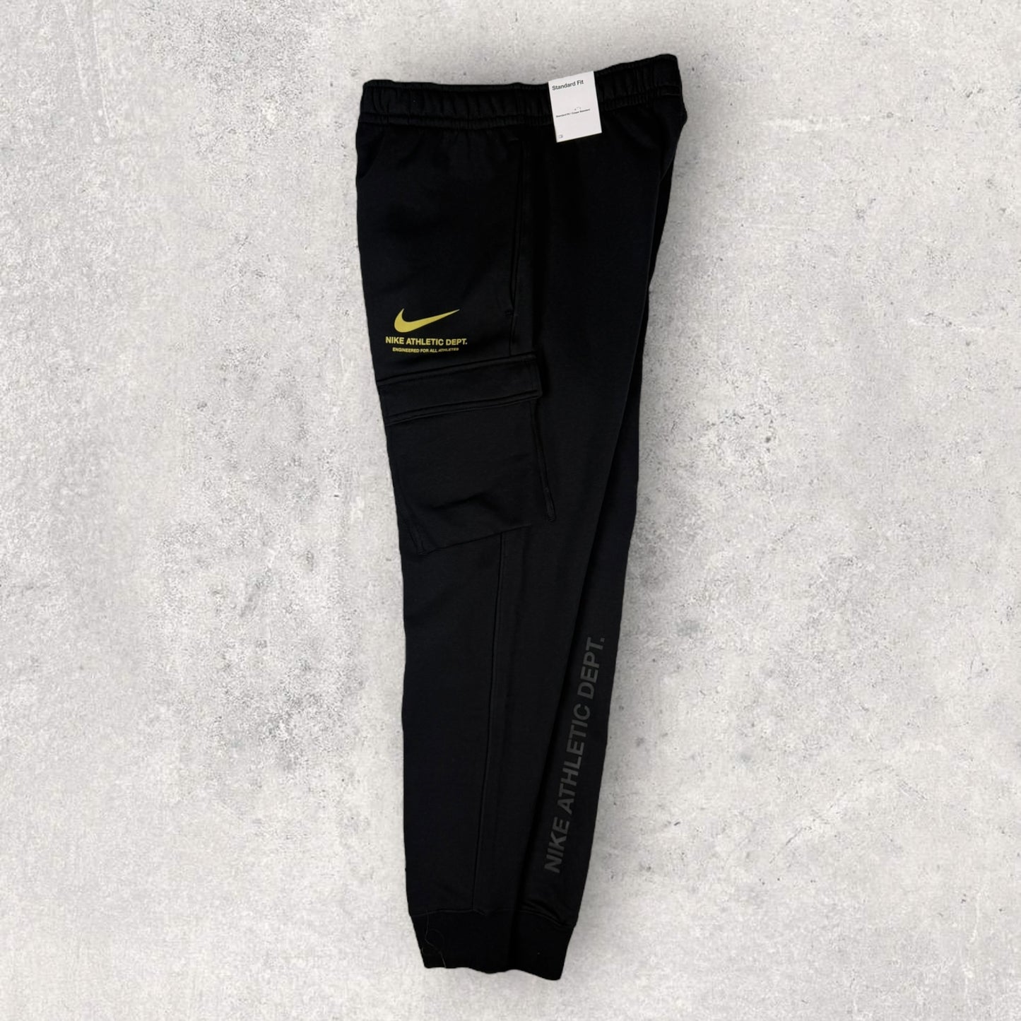 NIKE ATHLETIC DEPT FLEECE TRACKSUIT - BLACK/GOLD