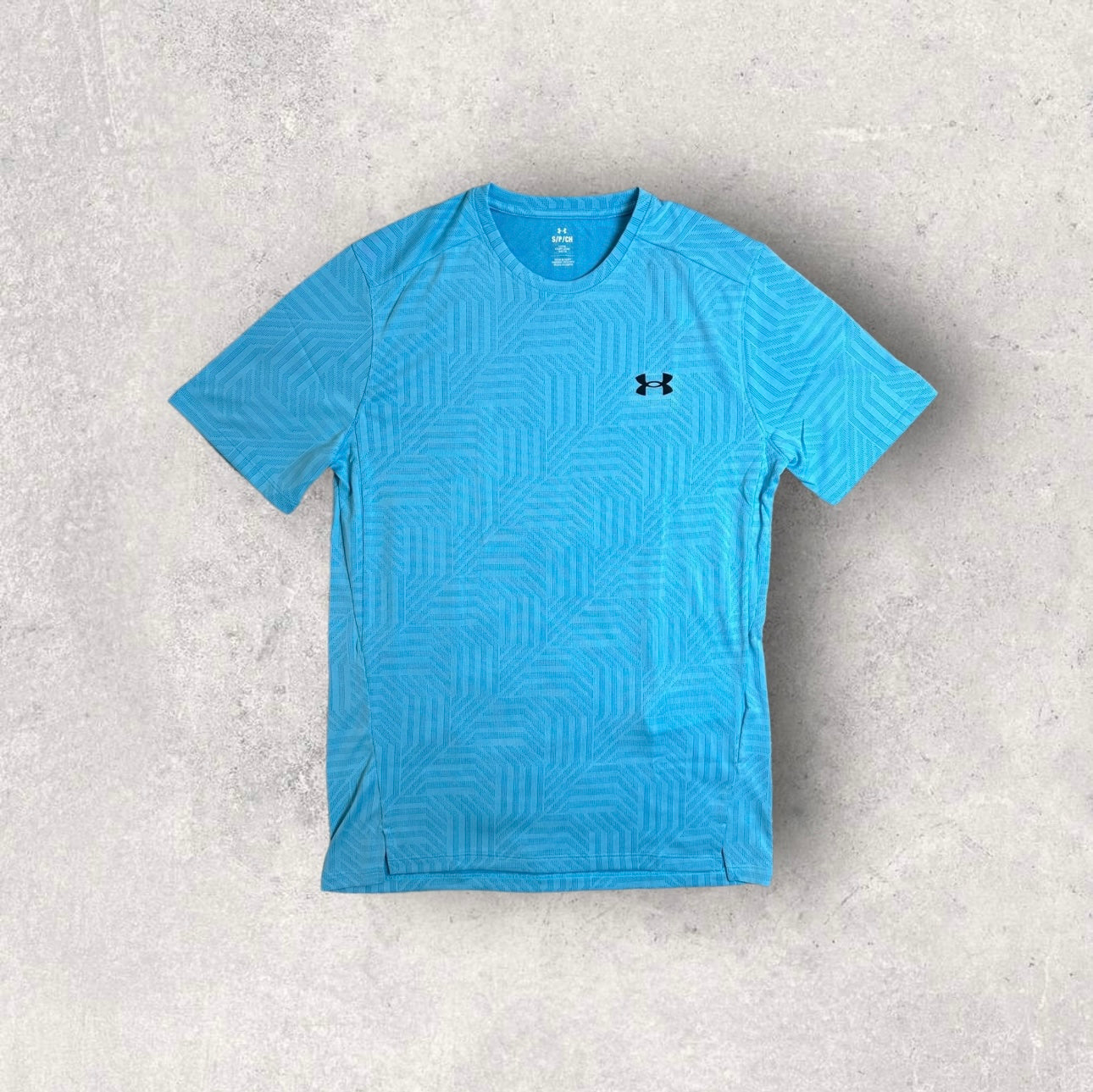 UNDER ARMOUR GEOTESSA T-SHIRT - AQUA BLUE