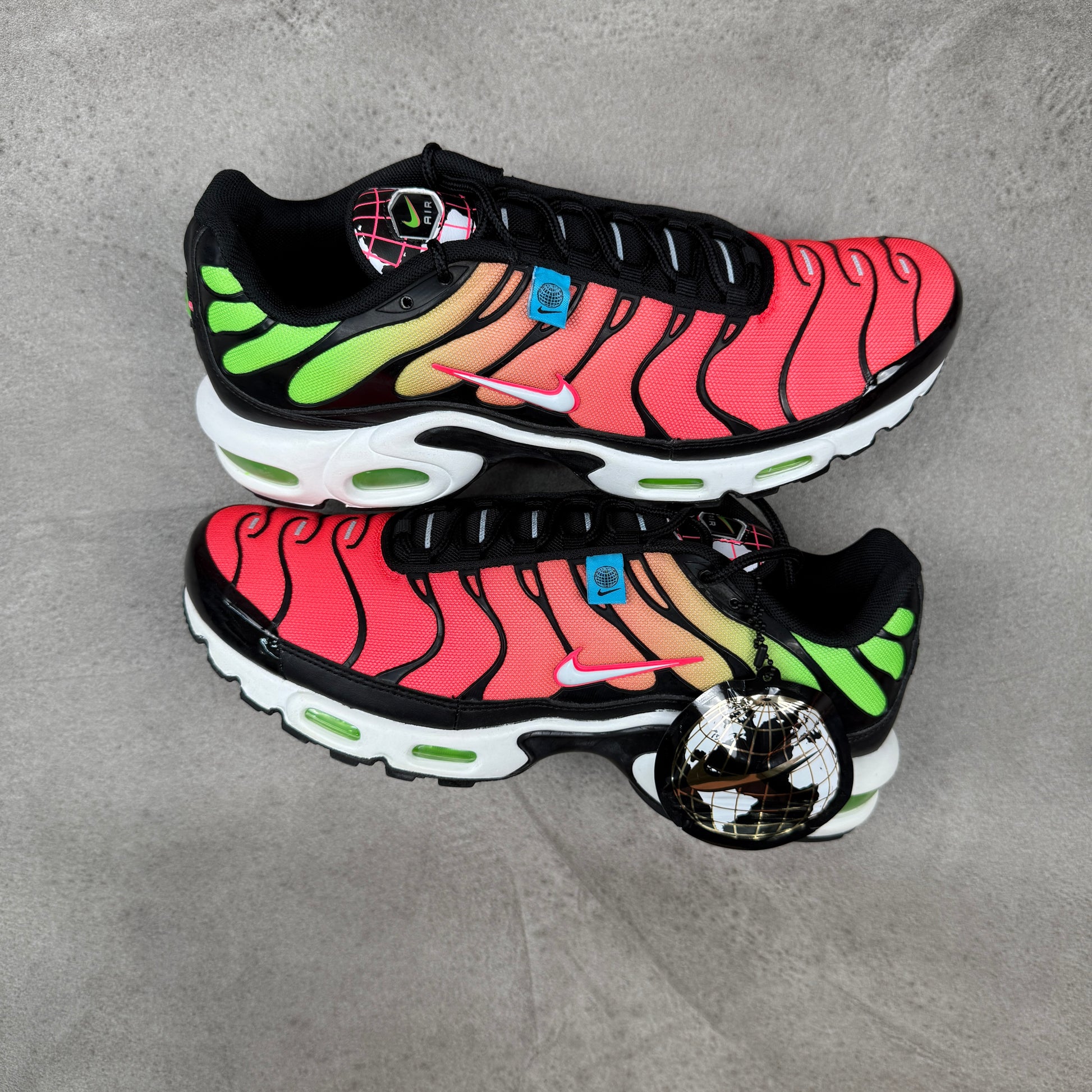 Nike Footwear Green And Pink Air Max Plus Nike TN Air Max Plus GS