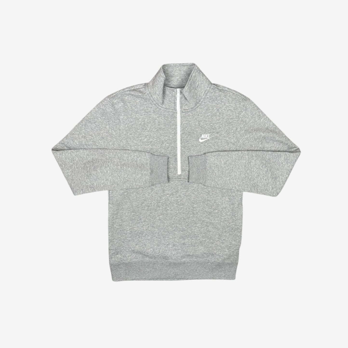 NIKE CLUB FLEECE 1/4 ZIP TRACKSUIT - GREY