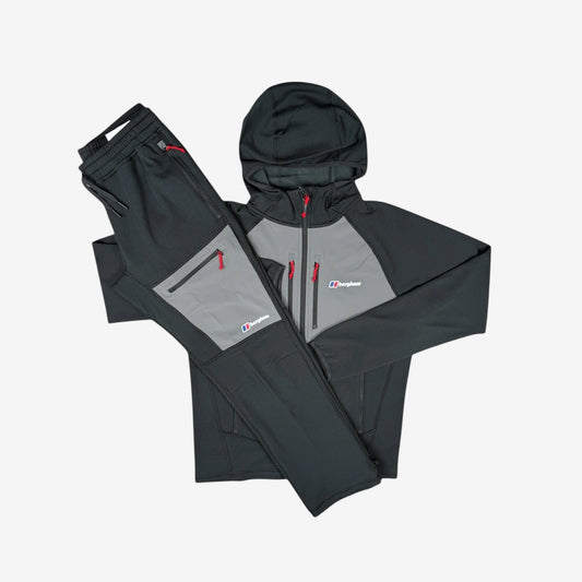 BERGHAUS COTTON PAVEY TRACKSUIT - BLACK/GREY