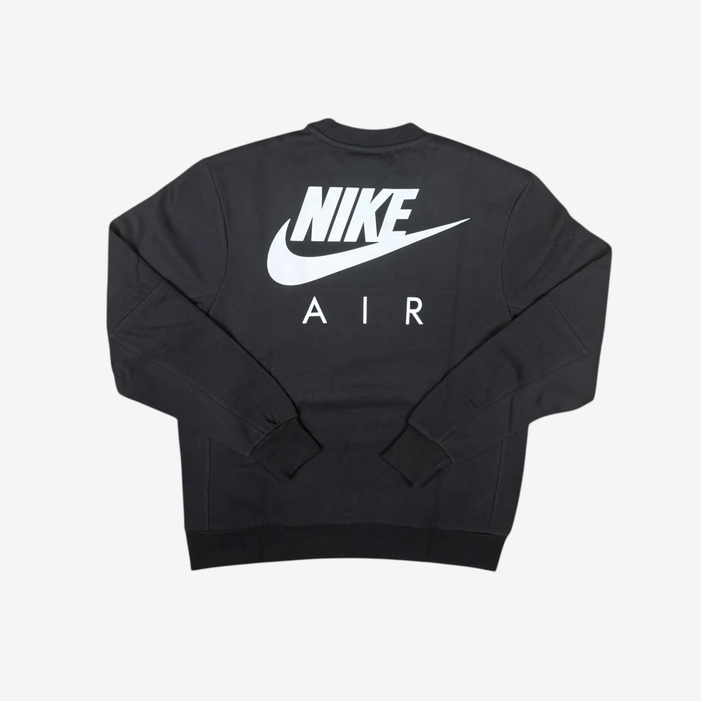NIKE AIR FLEECE SWEATSHIRT TRACKSUIT - BLACK