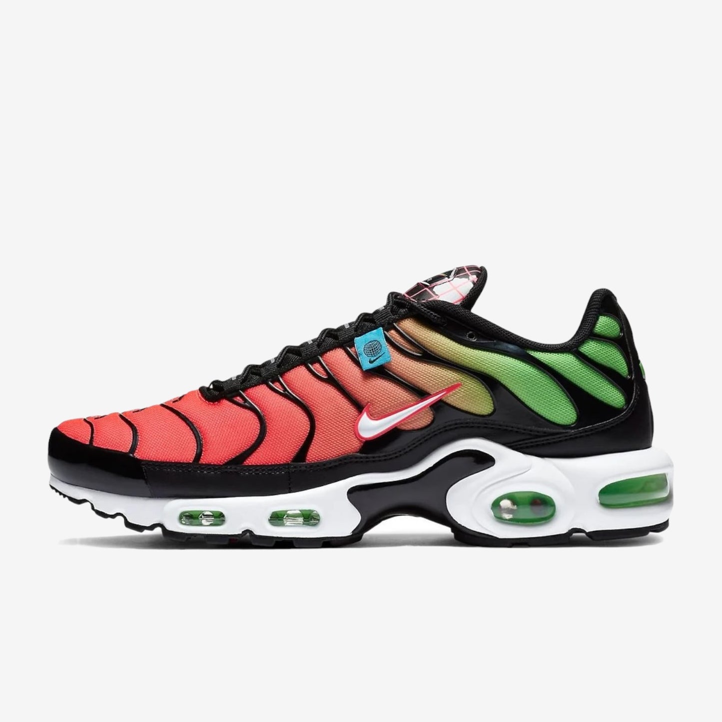 NIKE AIR MAX PLUS TN - WORLDWIDE PACK CRIMSON GREEN