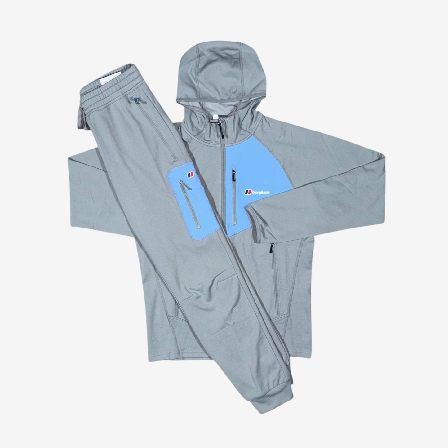 BERGHAUS COTTON PAVEY TRACKSUIT - GREY/BLUE