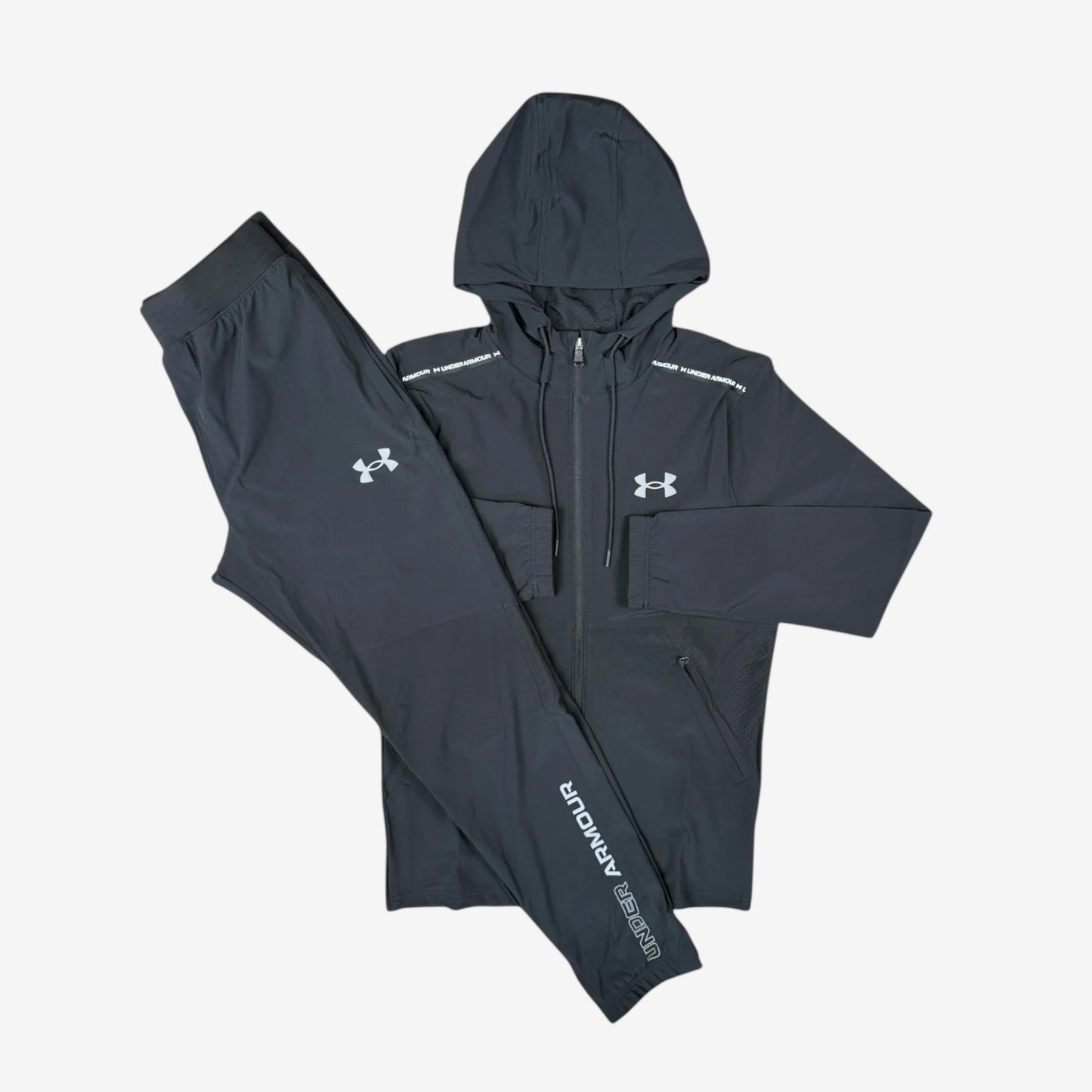 UNDER ARMOUR WOVEN TRACKSUIT - BLACK