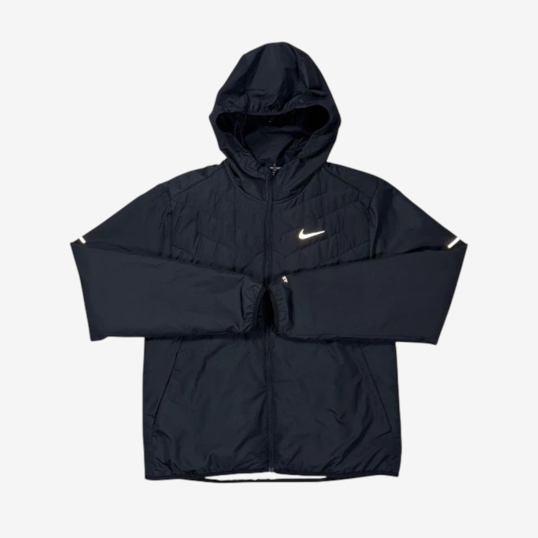 NIKE AEROLAYER REPEL HOODED JACKET - BLACK