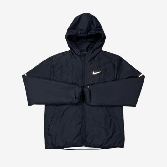 NIKE AEROLAYER REPEL HOODED JACKET - BLACK