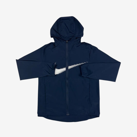 NIKE DRI-FIT FORM HD SWOOSH WINDRUNNER JACKET - NAVY