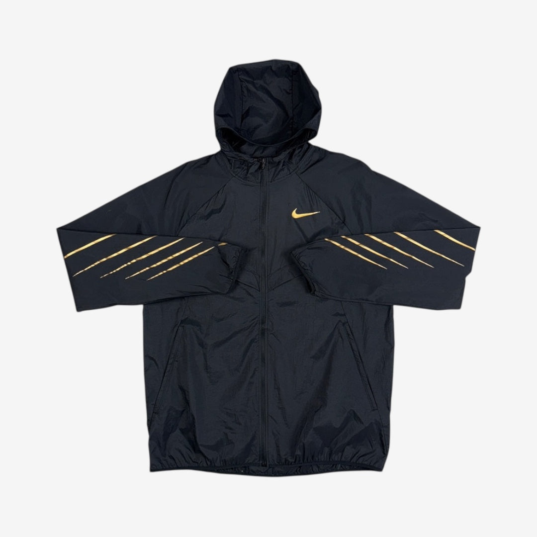 NIKE UV WINDRUNNER JACKET - BLACK & GOLD