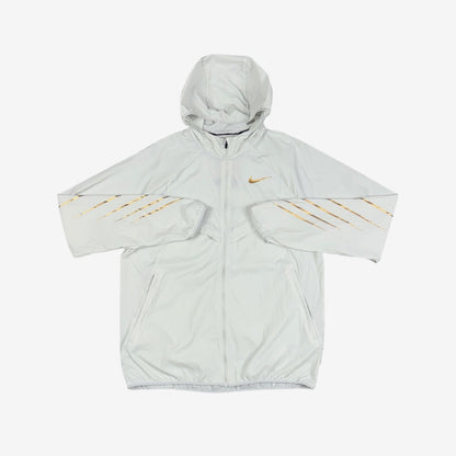 NIKE UV WINDRUNNER JACKET - WHITE & GOLD