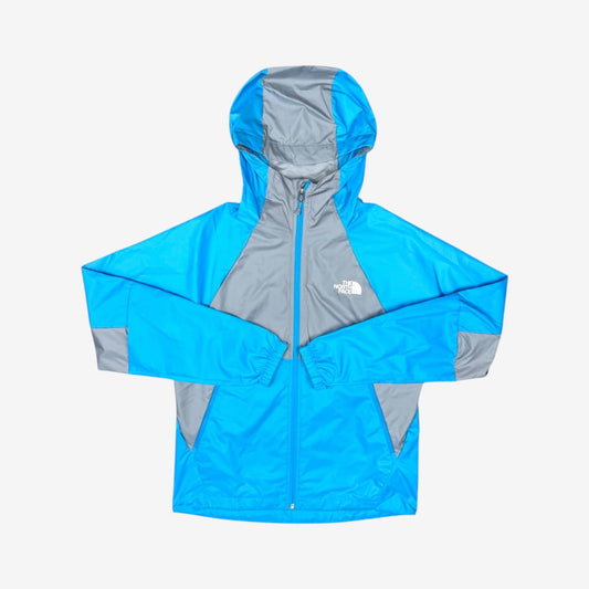 NORTH FACE WINDBREAKER JACKET - BLUE/GREY