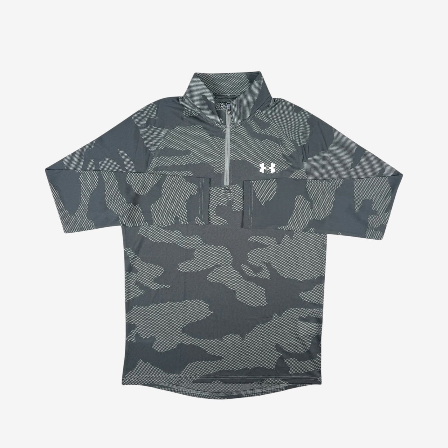 UA JACQUARD 1/4 ZIP - USA EXCLUSIVE - GREY