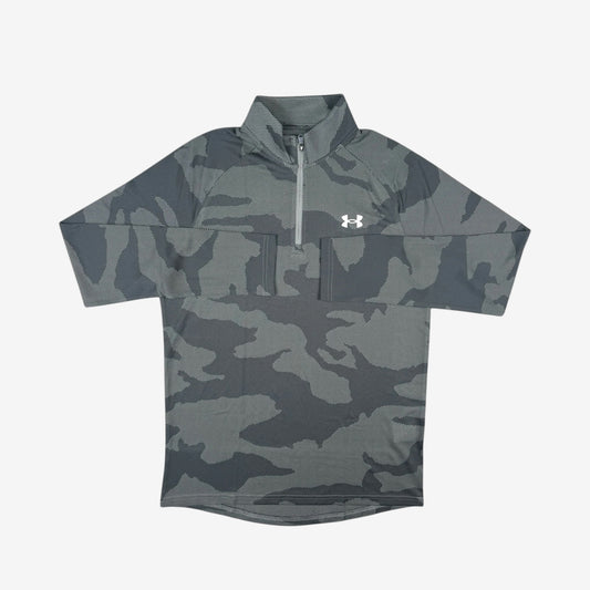 UA JACQUARD 1/4 ZIP - USA EXCLUSIVE - GREY