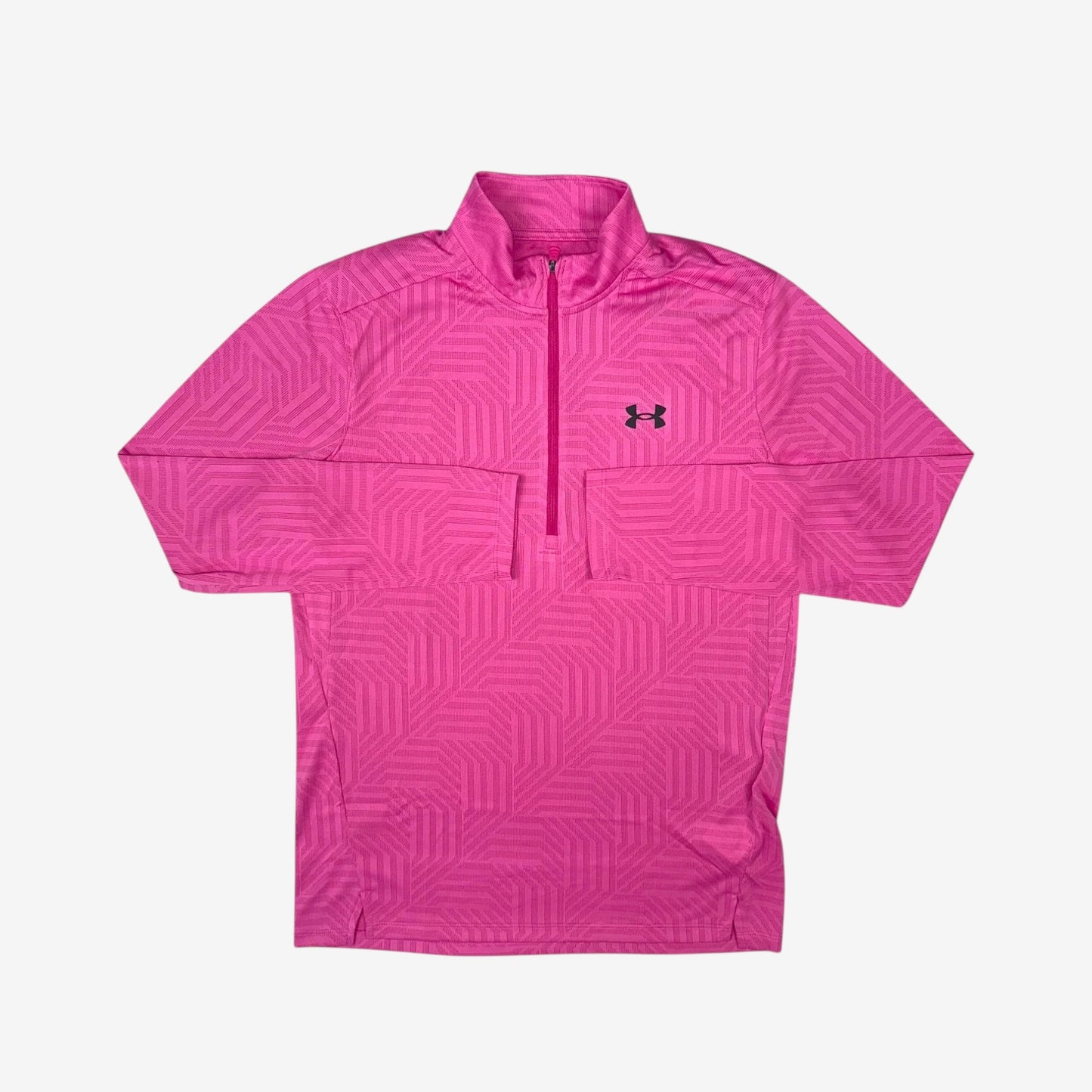 UNDER ARMOUR GEOTESSA 1/4 ZIP - PINK
