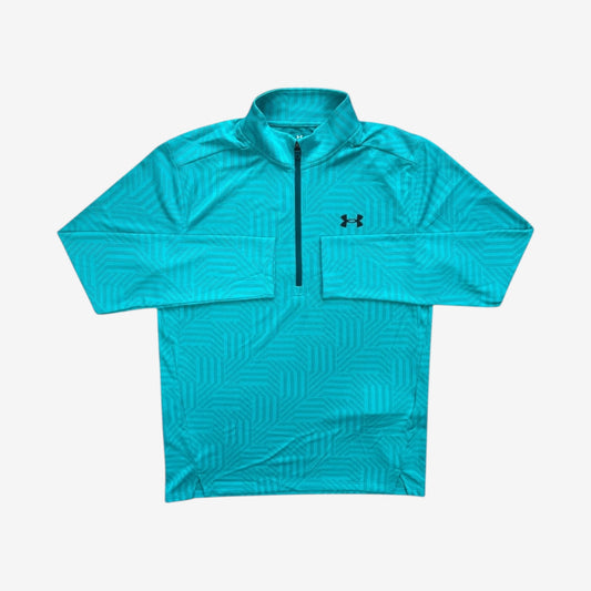 UNDER ARMOUR GEO 1/4 ZIP - TEAL
