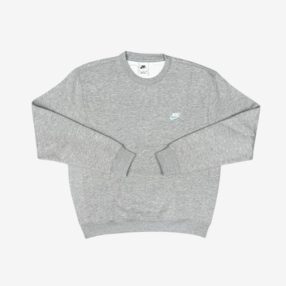 NIKE FLEECE SWEATSHIRT TRACKSUIT - GREY/MINT