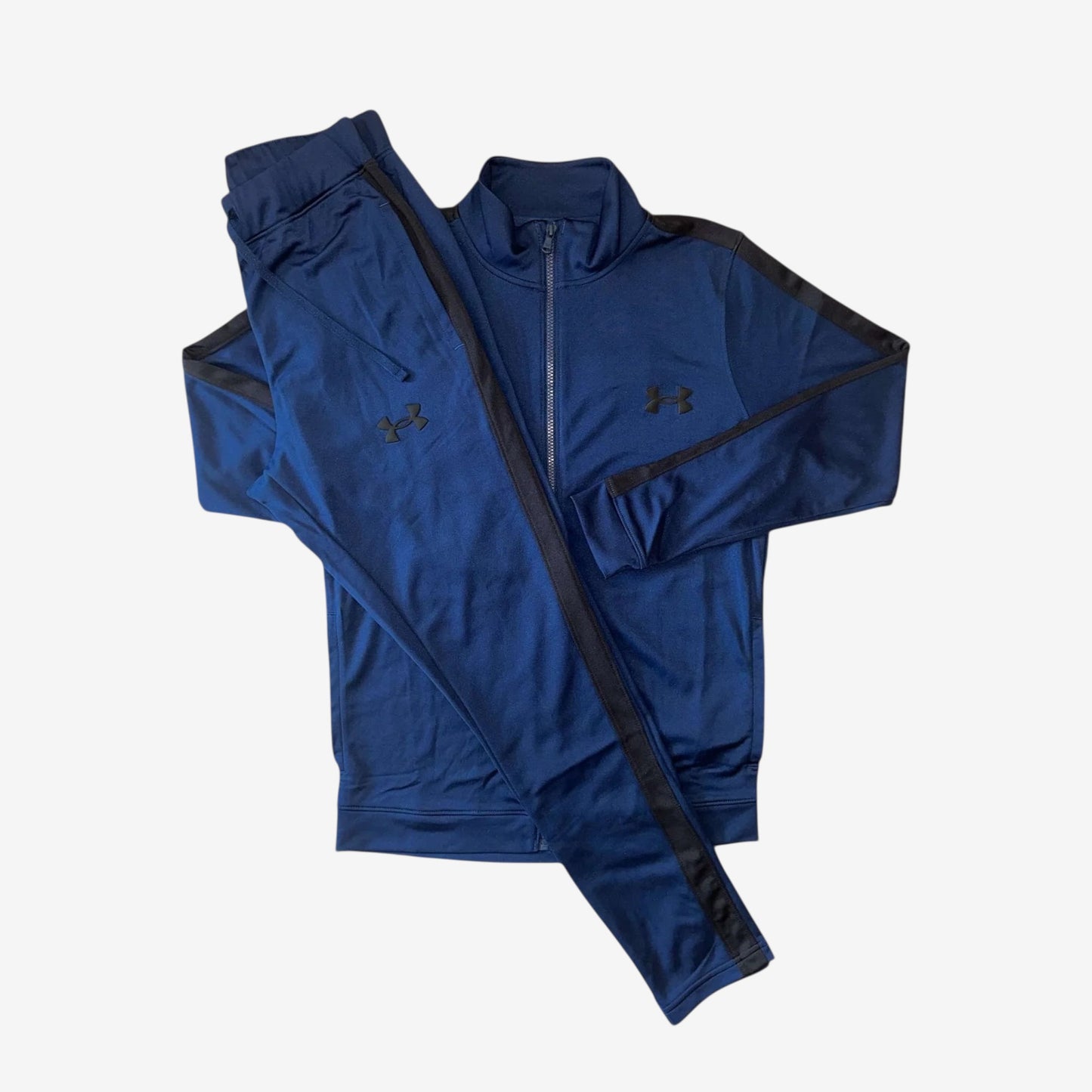 UNDER ARMOUR POLY TRACKSUIT - NAVY/BLACK