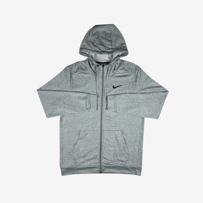 NIKE PRO DRI-FIT FLEECE TRACKSUIT - GREY